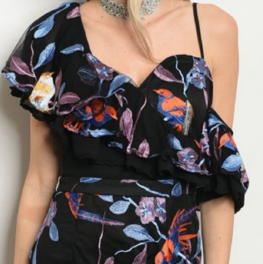 3 for $50 | Wildlife Floral Mesh Party Dress